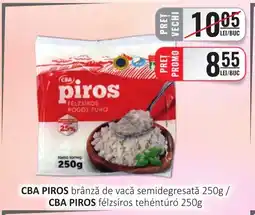 CBA CBA PIROS brânză de vacă semidegresată Ofertă