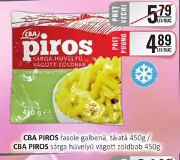 CBA CBA PIROS fasole galbenă, tăiată Ofertă