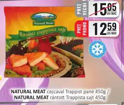 CBA NATURAL MEAT caşcaval Trappist pane Ofertă