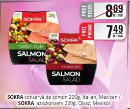 CBA SOKRA conservă de somon, Italian, Mexican Ofertă