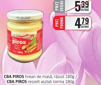 CBA CBA PIROS hrean de masă, răzuit Ofertă