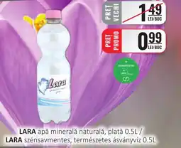 CBA LARA apă minerală naturală, plată Ofertă