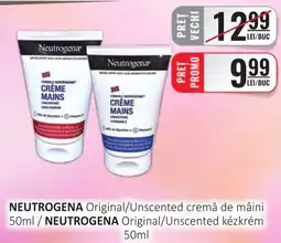 CBA NEUTROGENA Original/Unscented cremă de mâini Ofertă