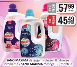 CBA SANO MAXIMA detergent rufe gel Ofertă