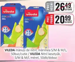CBA VILEDA mănuşi de nitril Ofertă
