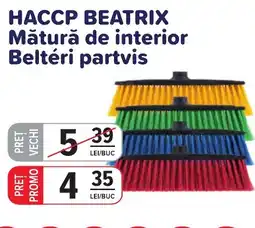CBA HACCP BEATRIX Mătură de interior Beltéri partvis Ofertă