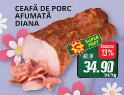 Diana Supermarket Ceafă de porc afumata diana Ofertă