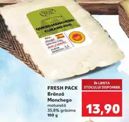 Kaufland FRESH PACK Brânză Manchego Ofertă