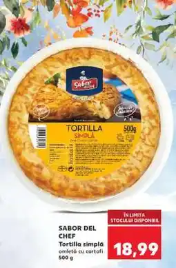 Kaufland SABOR DEL CHEF Tortilla simplă Ofertă