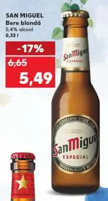 Kaufland SAN MIGUEL Bere blondă Ofertă
