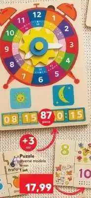 Kaufland Puzzle diverse modele lemn Ofertă
