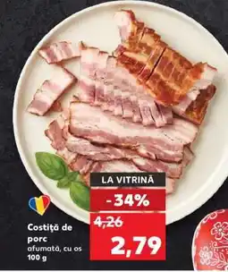 Kaufland Costiță de porc afumată, cu os Ofertă