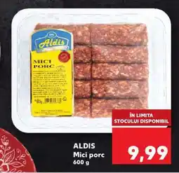 Kaufland ALDIS Mici porc Ofertă