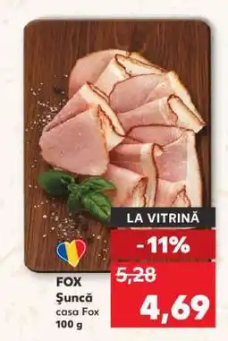 Kaufland FOX Şuncă casa Fox 100 g Ofertă