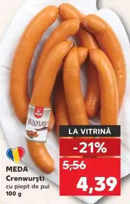 Kaufland MEDA Crenwurști cu piept de pui Ofertă