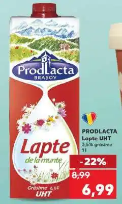 Kaufland PRODLACTA Lapte UHT Ofertă