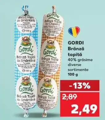 Kaufland GORDI Brânză topită Ofertă