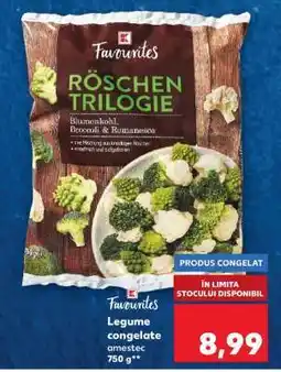 Kaufland Legume congelate amestec 750 g Ofertă