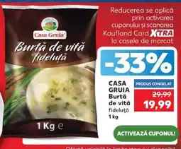 Kaufland CASA GRUIA Burtă de vită fideluță Ofertă