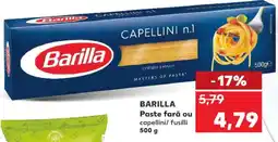 Kaufland BARILLA Paste Ofertă