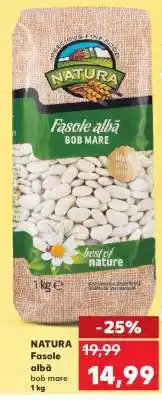 Kaufland NATURA Fasole albă bob mare 1 kg Ofertă