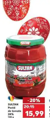 Kaufland Sultan Pastă de Tomate 24% Ofertă