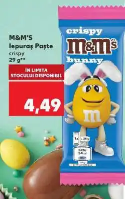 Kaufland M&M'S Iepuraș Paște crispy Ofertă