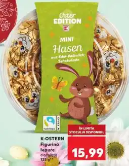 Kaufland K-OSTERN Figurină iepure ciocolată 125 g Ofertă