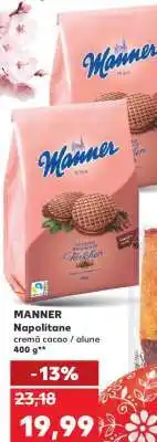 Kaufland MANNER Napolitane Ofertă