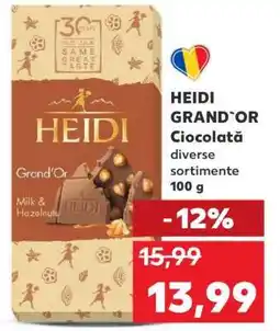 Kaufland HEIDI GRAND`OR Ciocolată Ofertă