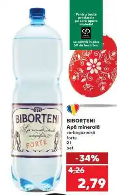 Kaufland BIBORȚENI Apă minerală Ofertă