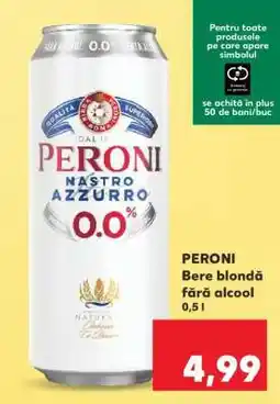 Kaufland PERONI Bere blondă fără alcool 0,5 l Ofertă