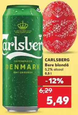 Kaufland CARLSBERG Bere blondă Ofertă