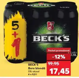 Kaufland BECK‘S Bere blondă Ofertă