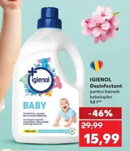 Kaufland IGIENOL Dezinfectant pentru hainele bebelușilor Ofertă