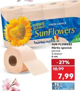 Kaufland SUN FLOWERS Hârtie igienică Ofertă