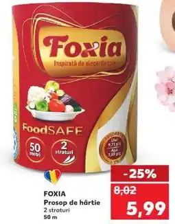 Kaufland FOXIA Prosop de hârtie Ofertă