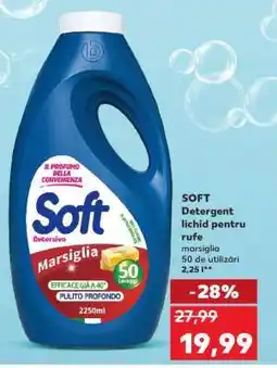 Kaufland SOFT Detergent lichid pentru rufe Ofertă