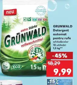 Kaufland GRUNWALD Detergent automat pentru rufe white&color Ofertă