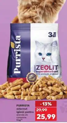 Kaufland PURRISTA așternut igienic pentru animale de companie 3 kg Ofertă