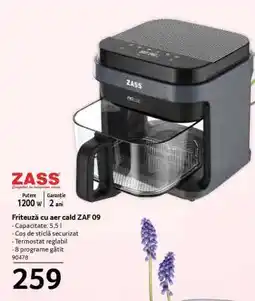 Selgros Friteuză cu aer cald ZAF 09 Ofertă
