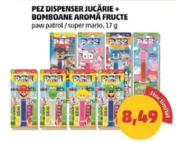 Penny PEZ Dispenser Jucărie + Bomboane Aromă Fructe Ofertă