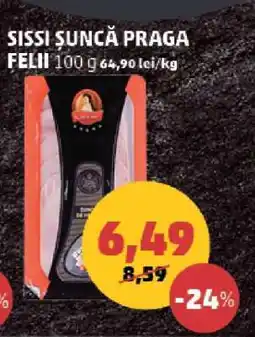 Penny Sissi Șuncă Praga Felii Ofertă