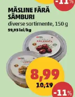 Penny Măsline fără sâmburi Ofertă