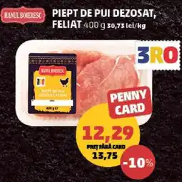 Penny Piept de pui dezosat feliat Ofertă