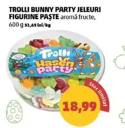 Penny TROLLI BUNNY PARTY JELEURI FIGURINE PAȘTE Ofertă