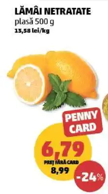 Penny Lămâi netratate Ofertă