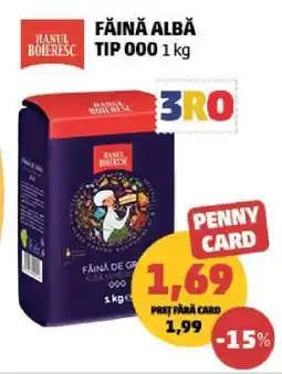 Penny Făină Albă Tip 000 Ofertă
