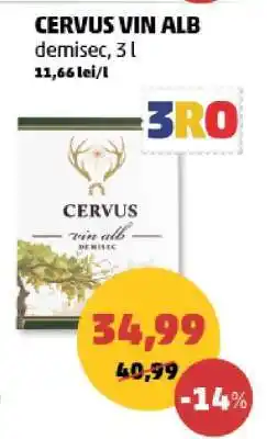 Penny CERVUS VIN ALB Ofertă