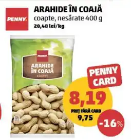 Penny ARAHIDE ÎN COAJĂ Ofertă